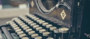 cropped vintage technology keyboard old